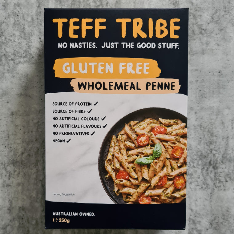 Teff Tribe - Wholemeal Penne (250g) - Foddies