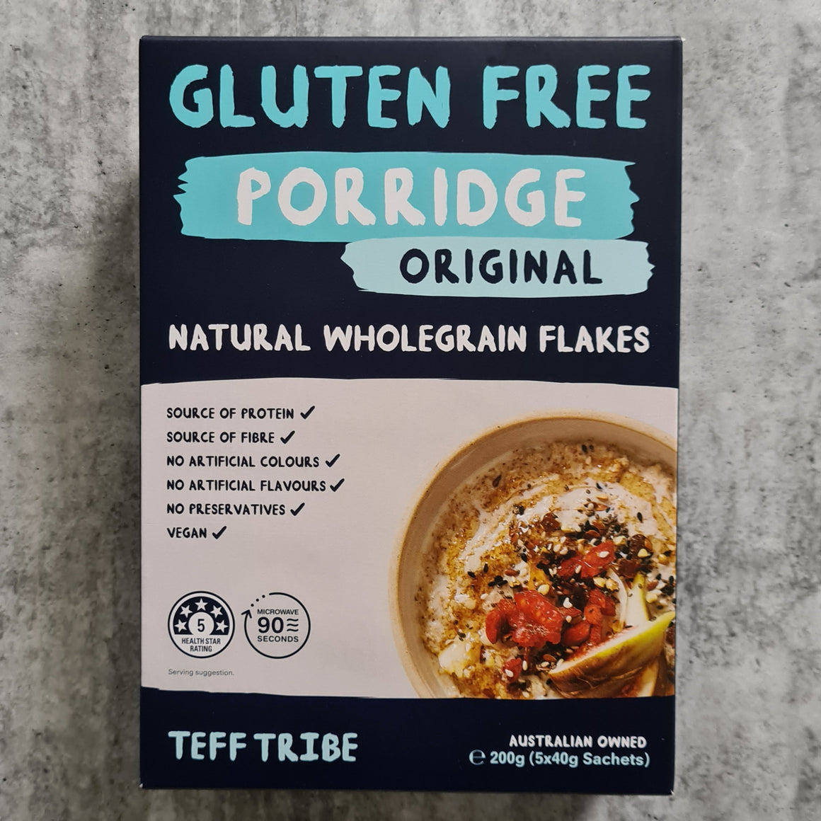 Teff Tribe - Porridge (5 x 40g Satches) - Foddies