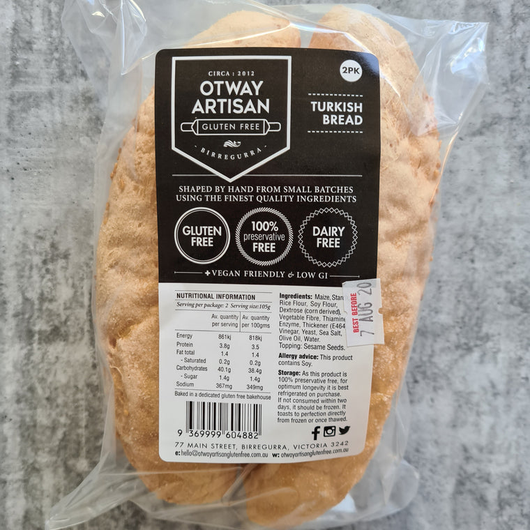 Otway Artisan - Turkish Bread (2 Pack) - Foddies