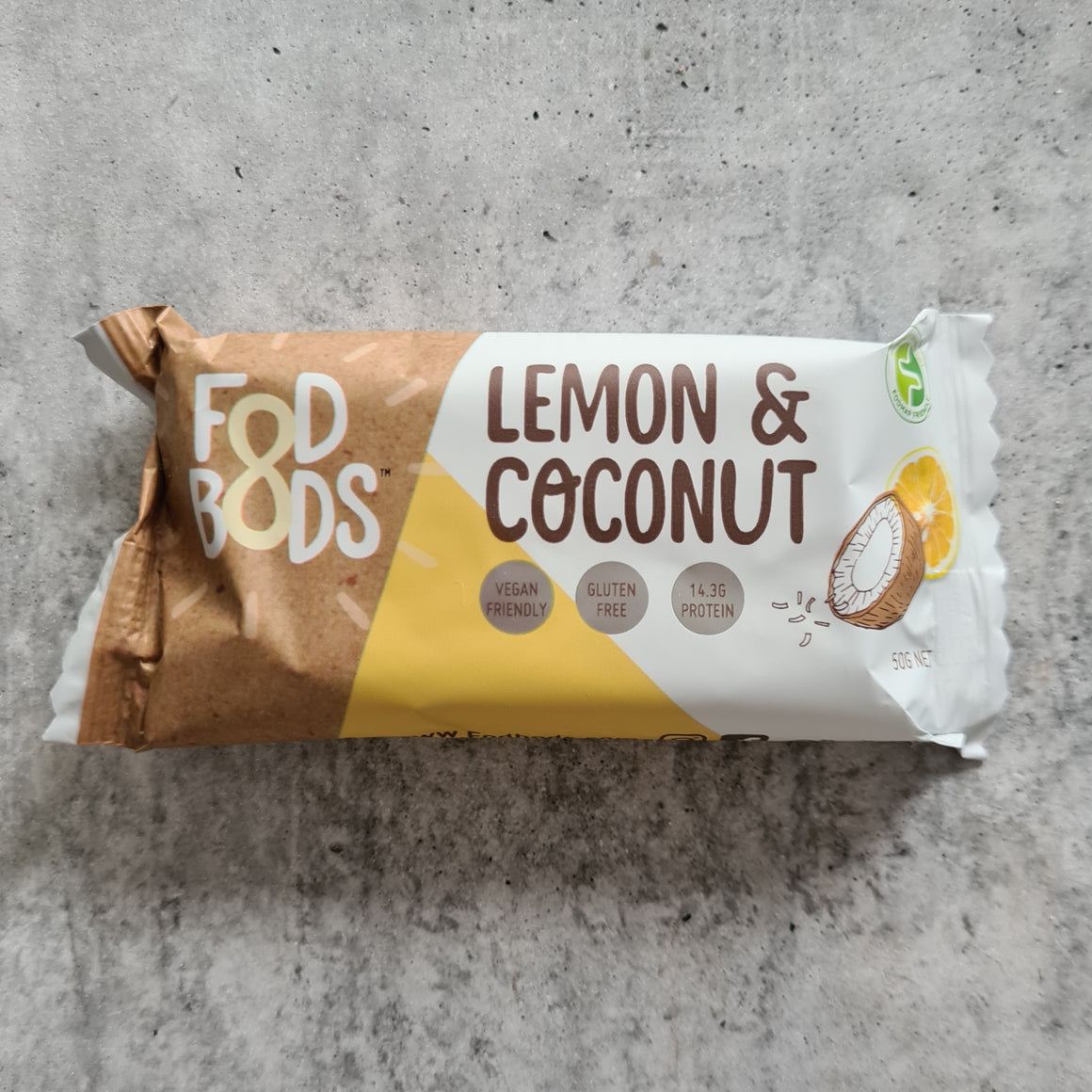 Fodbods - Lemon Coconut Bar (50g) - Foddies